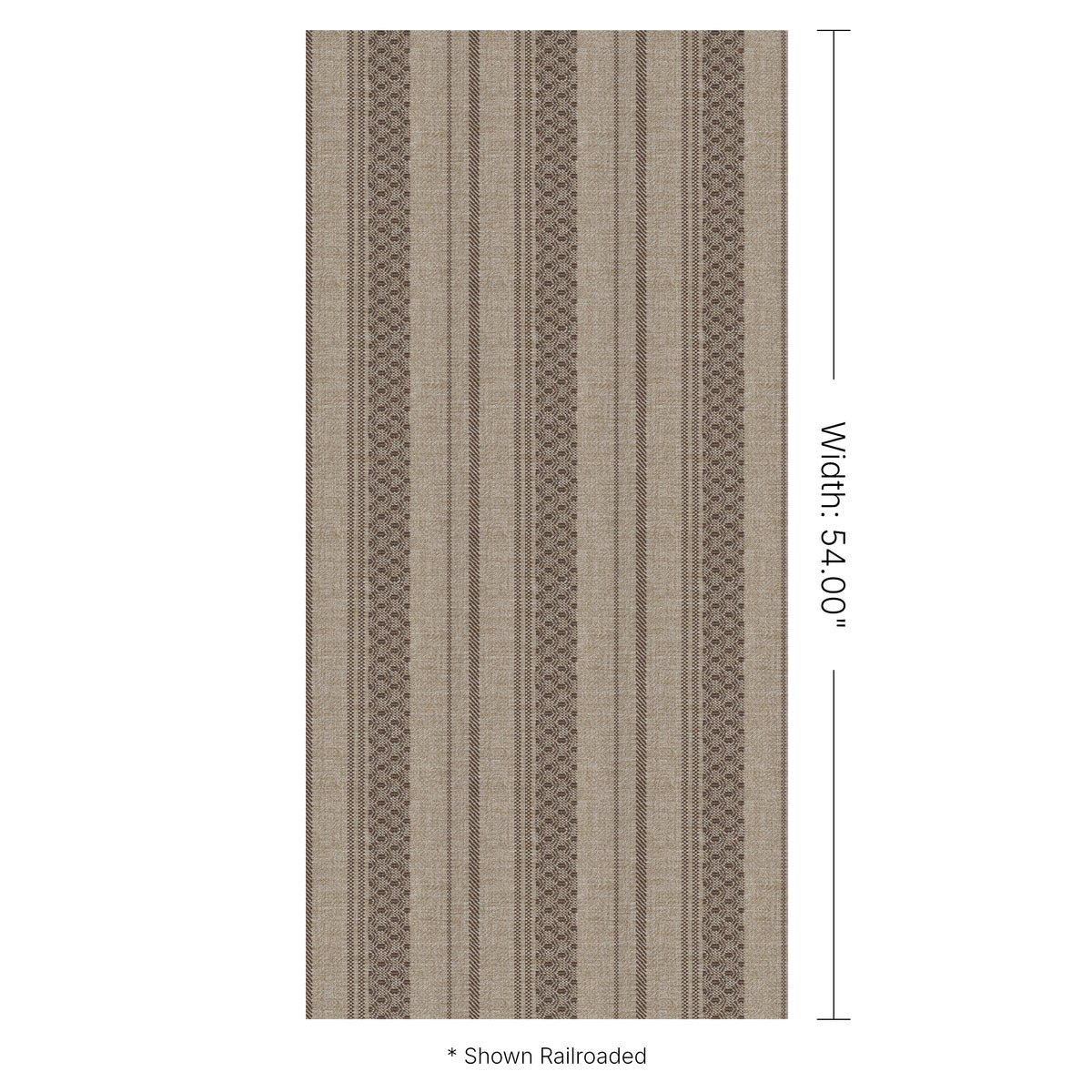 Wayward Stripe fabric in Earth color - pattern number 6026104.166.0 - by Donghia in the Scirocco Performance Indoor Outdoor collection