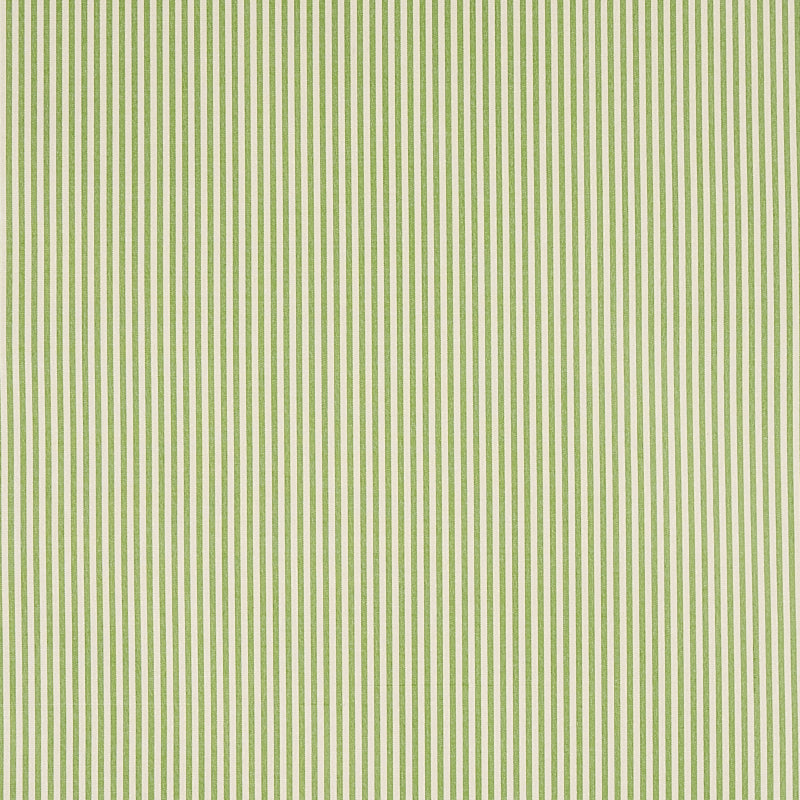 Charee Silk Stripe fabric in green color - pattern number 60925 - by Schumacher in the New Traditional collection