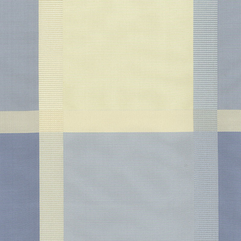 Surat Silk Plaid fabric in bluebell color - pattern number 61134 - by Schumacher in the Country Chic collection