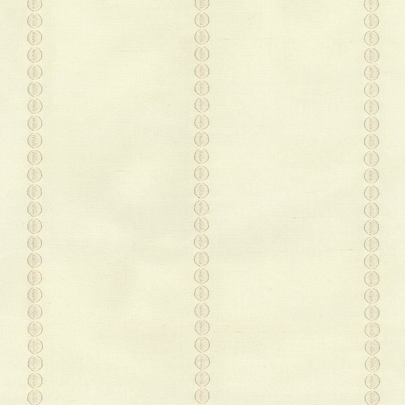 Gabrielle Embroidery fabric in limestone color - pattern number 62205 - by Schumacher in the Matthew Patrick Smyth collection
