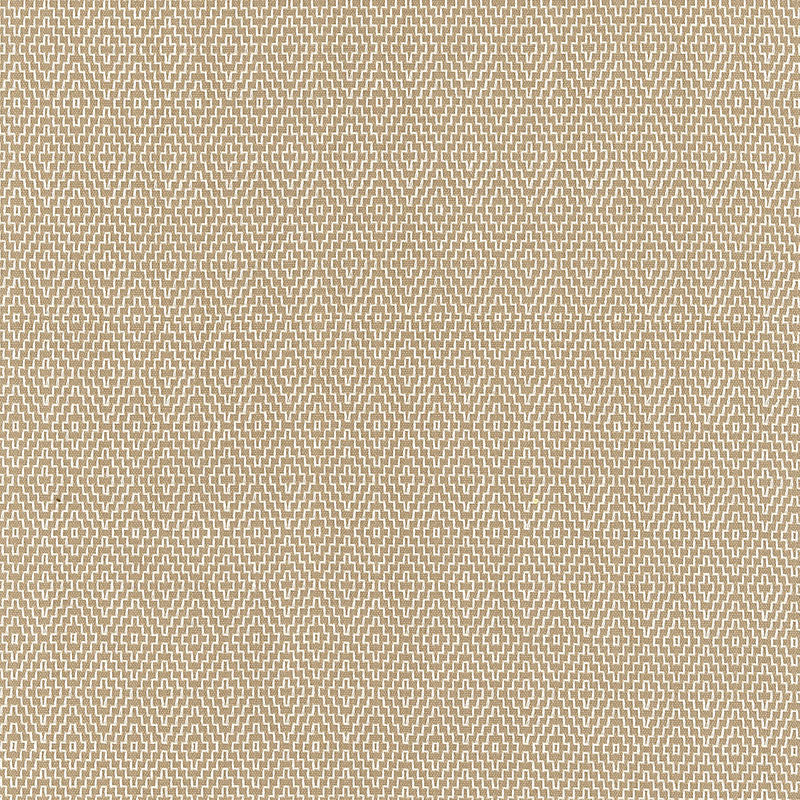 Hampton Court Diamond fabric in flax color - pattern number 62530 - by Schumacher in the Chroma collection