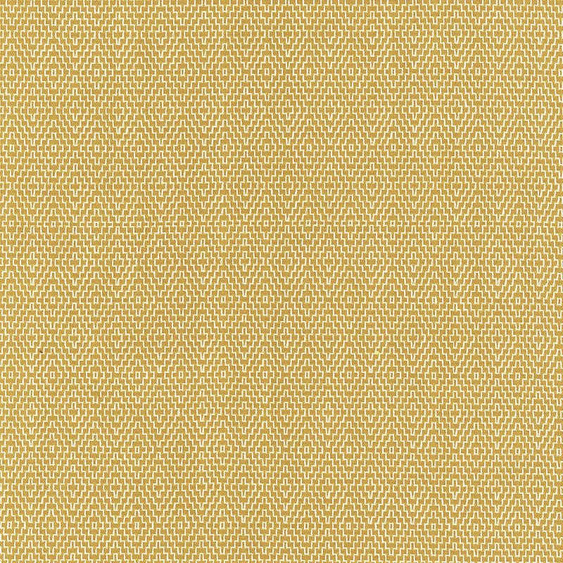 Hampton Court Diamond fabric in chartreuse color - pattern number 62534 - by Schumacher in the Chroma collection