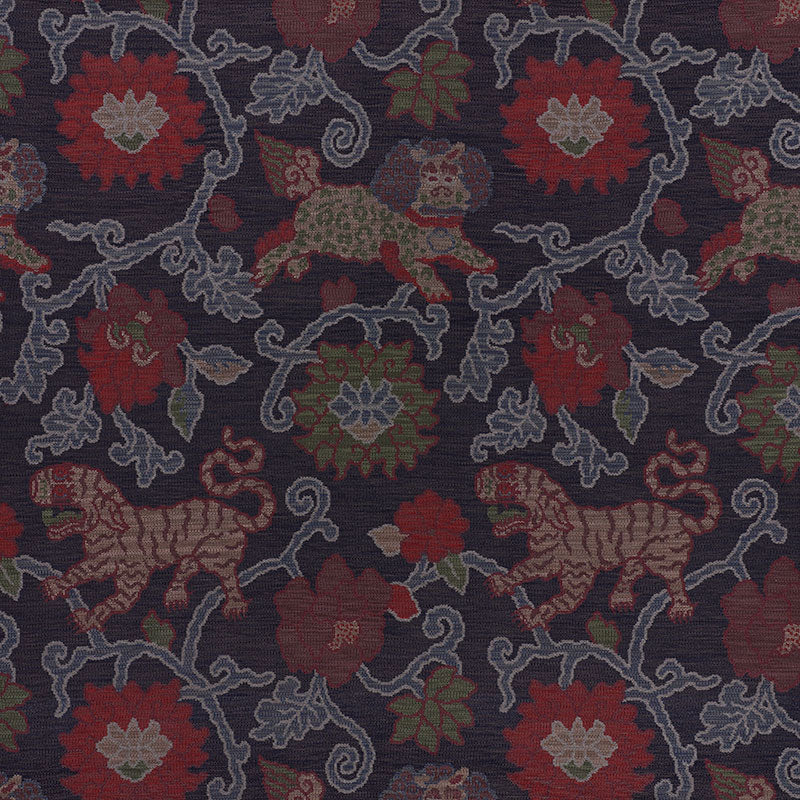 Khotan Weave fabric in tapestry color - pattern number 62682 - by Schumacher in the Schumacher Classics collection