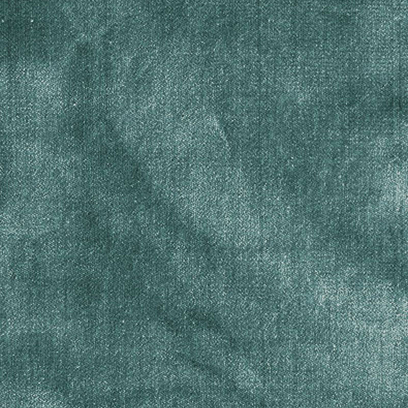 Venetian Silk Velvet fabric in peacock color - pattern number 62740 - by Schumacher in the Perfect Basics: Velvet collection
