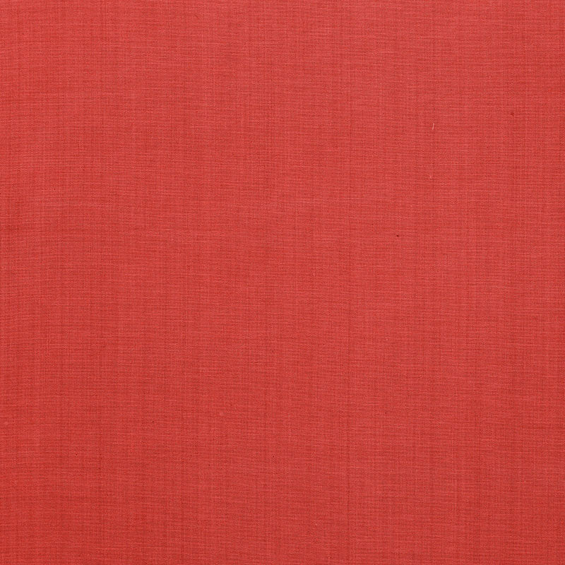 Avery Cotton Plain fabric in red color - pattern number 62946 - by Schumacher in the Perfect Basics: Cotton collection