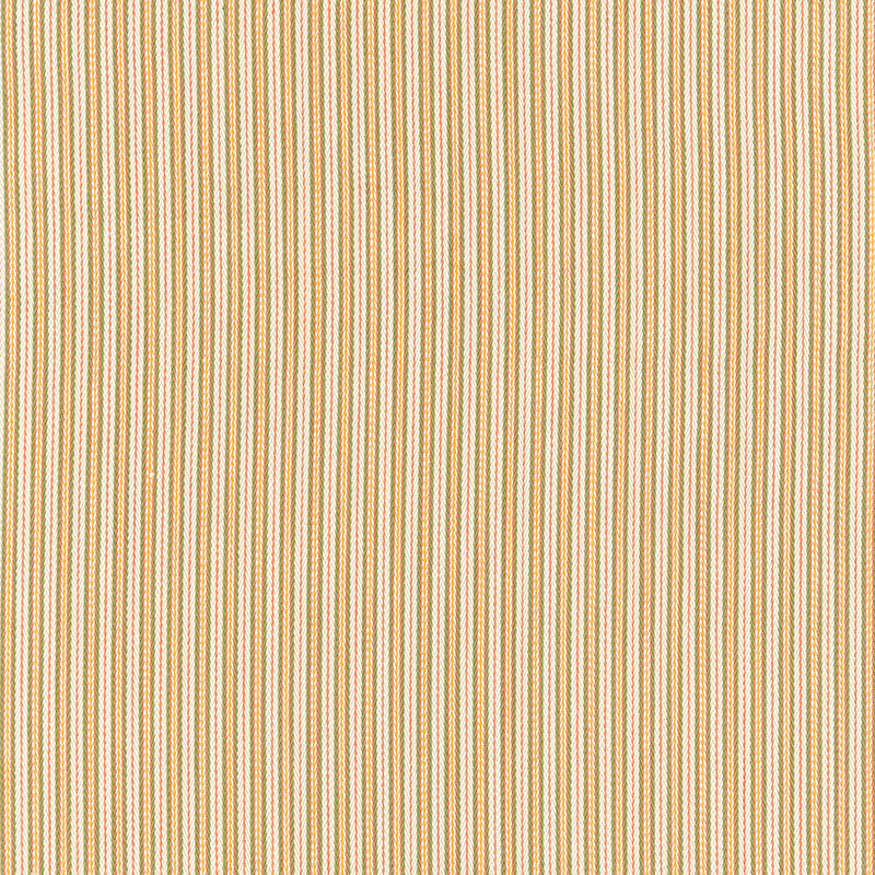 Baker Cotton Stripe fabric in ivory rose sage color - pattern number 63002 - by Schumacher in the Essentials: Classic Stripe collection