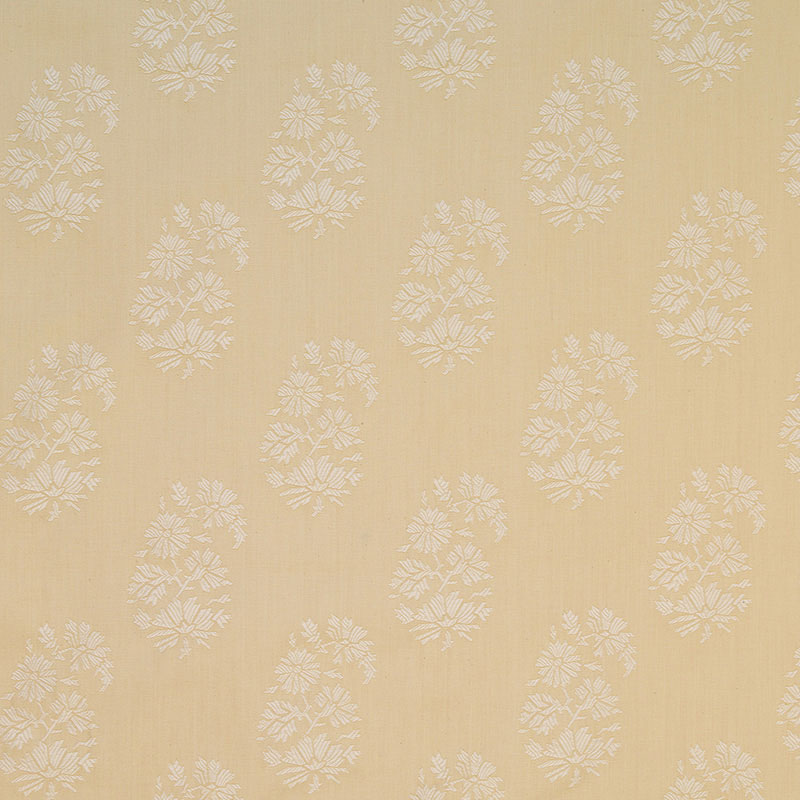 Astara Paisley fabric in bone color - pattern number 63422 - by Schumacher in the Chroma collection