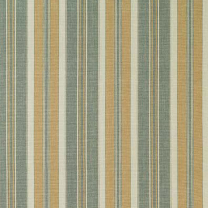Hudson Stripe fabric in aqua color - pattern number 63432 - by Schumacher in the Chroma collection