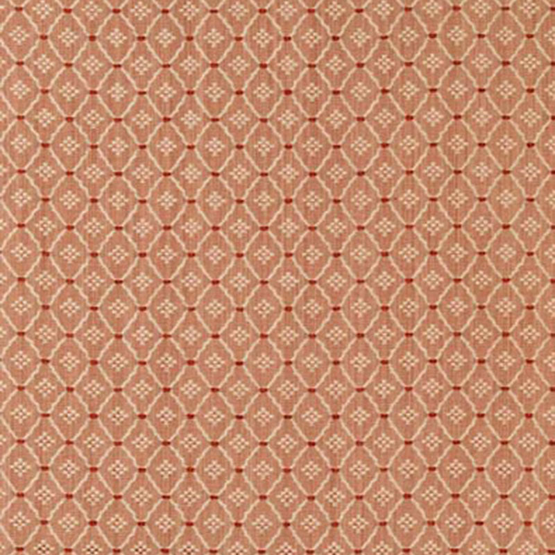 Clifton Cotton Strie fabric in coral color - pattern number 63523 - by Schumacher in the Chroma collection