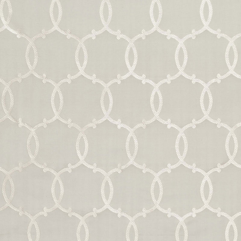 Silk Tracery fabric in pearl color - pattern number 63711 - by Schumacher in the Modern Glamour collection