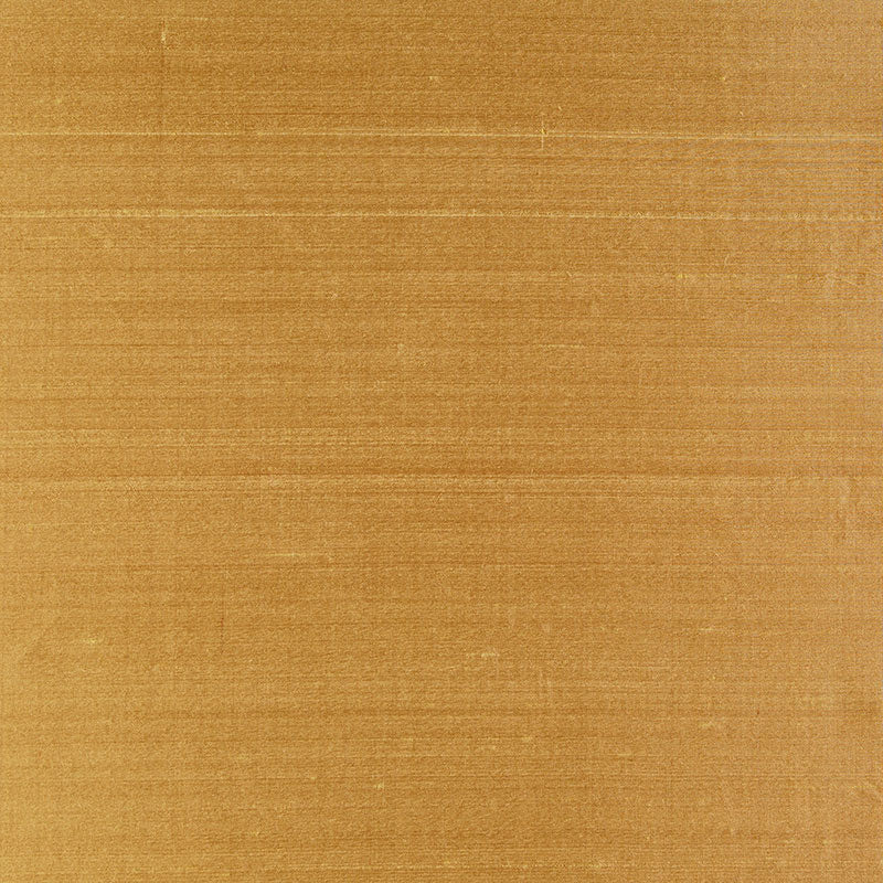 Bellini Silk fabric in antique gold color - pattern number 63785 - by Schumacher in the Perfect Basics: Silk & Taffeta collection