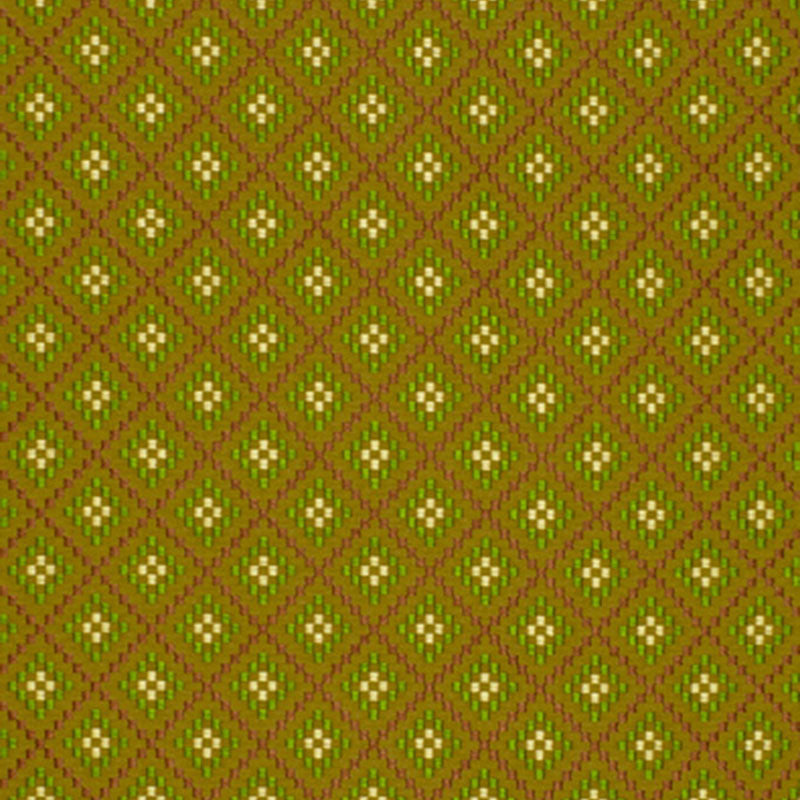 Checkers fabric in chartreuse leaf color - pattern number 64411 - by Schumacher in the Tessera collection