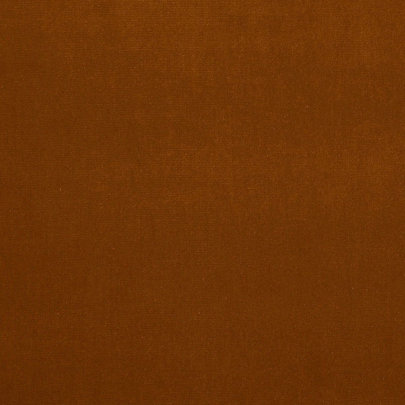 Gainsborough Velvet fabric in sienna color - pattern number 64566 - by Schumacher in the Perfect Basics: Velvet collection