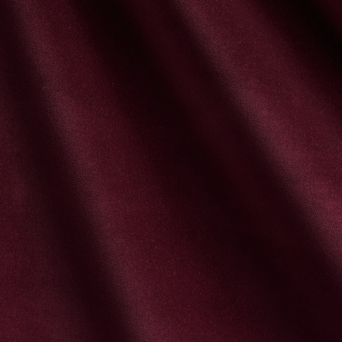 Gainsborough Velvet fabric in aubergine color - pattern number 64569 - by Schumacher in the Perfect Basics: Velvet collection