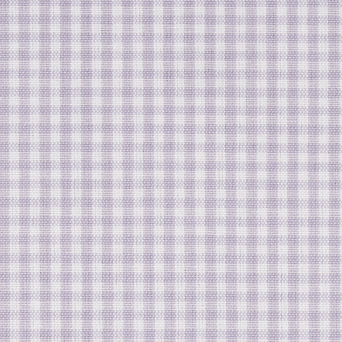 Barnet Cotton Check fabric in lilac color - pattern number 64648 - by Schumacher in the New Traditional: Provencal collection
