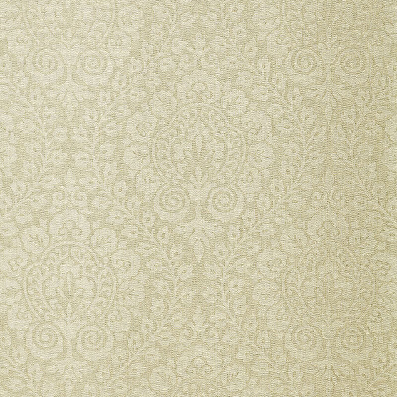 Amalfi Damask Indoor Outdoor fabric in greige color - pattern number 64691 - by Schumacher in the Cote D&
