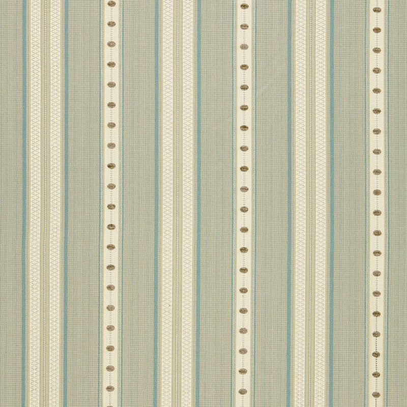 Francesca Stripe fabric in moonstone color - pattern number 64750 - by Schumacher in the Chroma collection