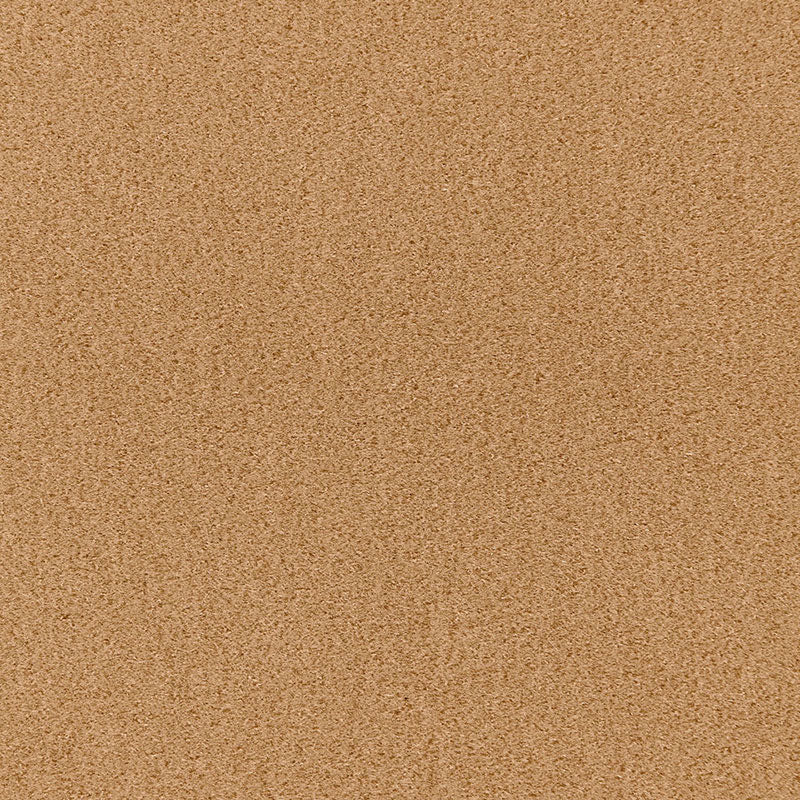 San Carlo Mohair Velvet fabric in camel color - pattern number 64852 - by Schumacher in the Perfect Basics: Velvet collection