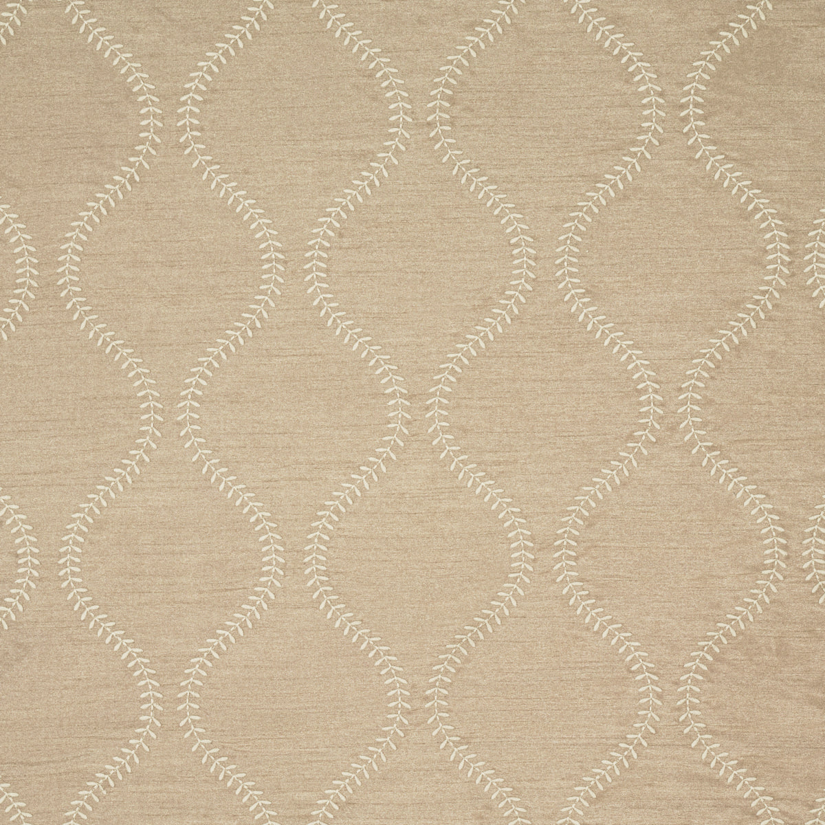 Agadir Embroidery fabric in chanterelle color - pattern number 65750 - by Schumacher in the Chroma collection