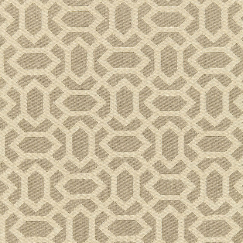 San Remo Fret fabric in sahara color - pattern number 66061 - by Schumacher in the Cote D&