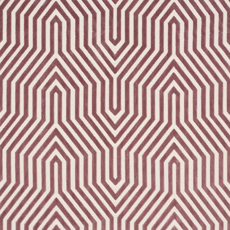 Vanderbilt Velvet fabric in lilac color - pattern number 66198 - by Schumacher in the Cut & Patterned Velvets collection
