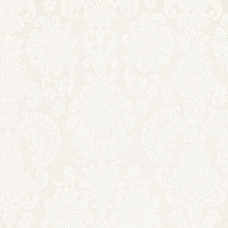 Kirkmicha Jacquard Sheer fabric in ivory color - pattern number 66370 - by Schumacher in the Radiance Sheers & Casements collection