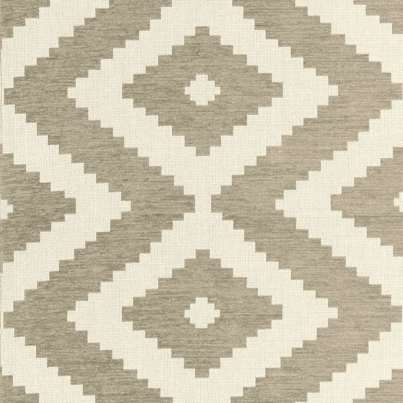 Vail Chenille fabric in driftwood color - pattern number 66761 - by Schumacher in the Luxe Lodge collection