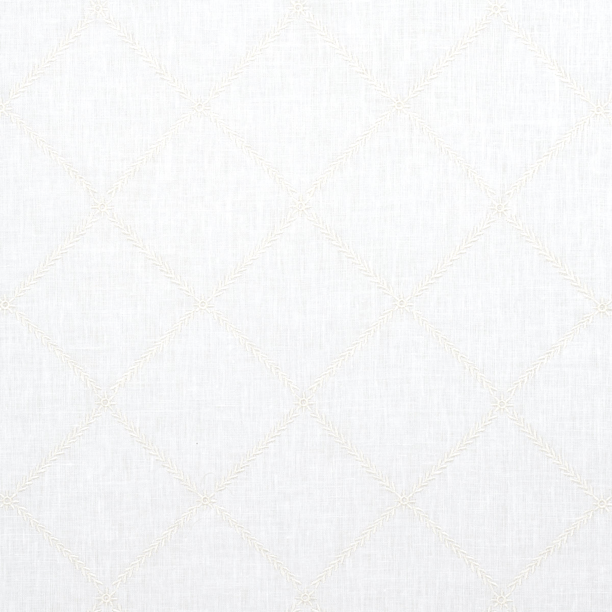 Gemma Sheer fabric in blanc color - pattern number 67180 - by Schumacher in the Essentials: Sheers & Casements collection