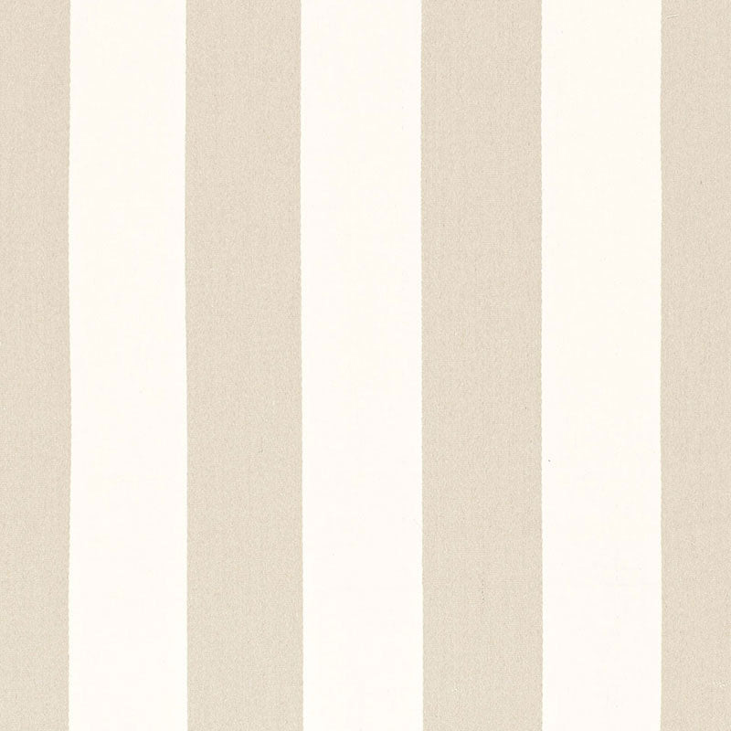 Tundra Linen Stripe fabric in ivoire color - pattern number 67561 - by Schumacher in the Au Naturel collection