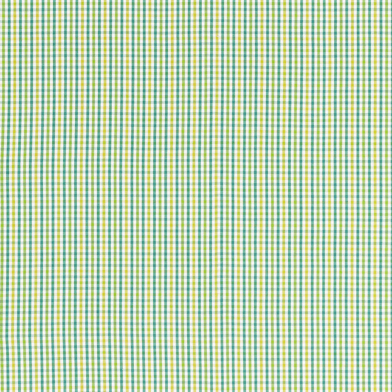 Bahama Check fabric in lagoon color - pattern number 68050 - by Schumacher in the Calypso collection