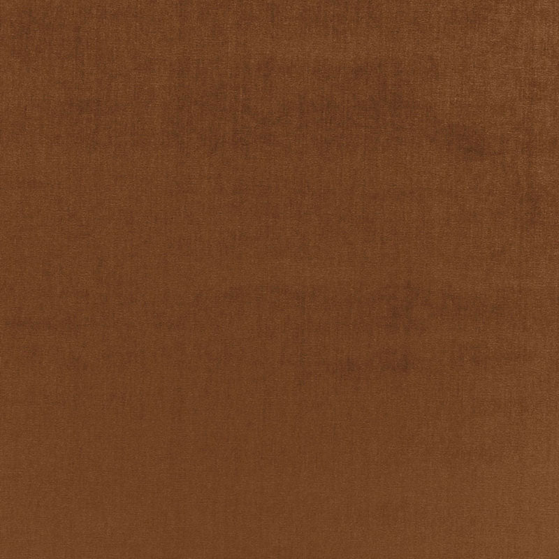 Sophia Velvet fabric in pecan color - pattern number 68125 - by Schumacher in the Perfect Basics: Velvet collection