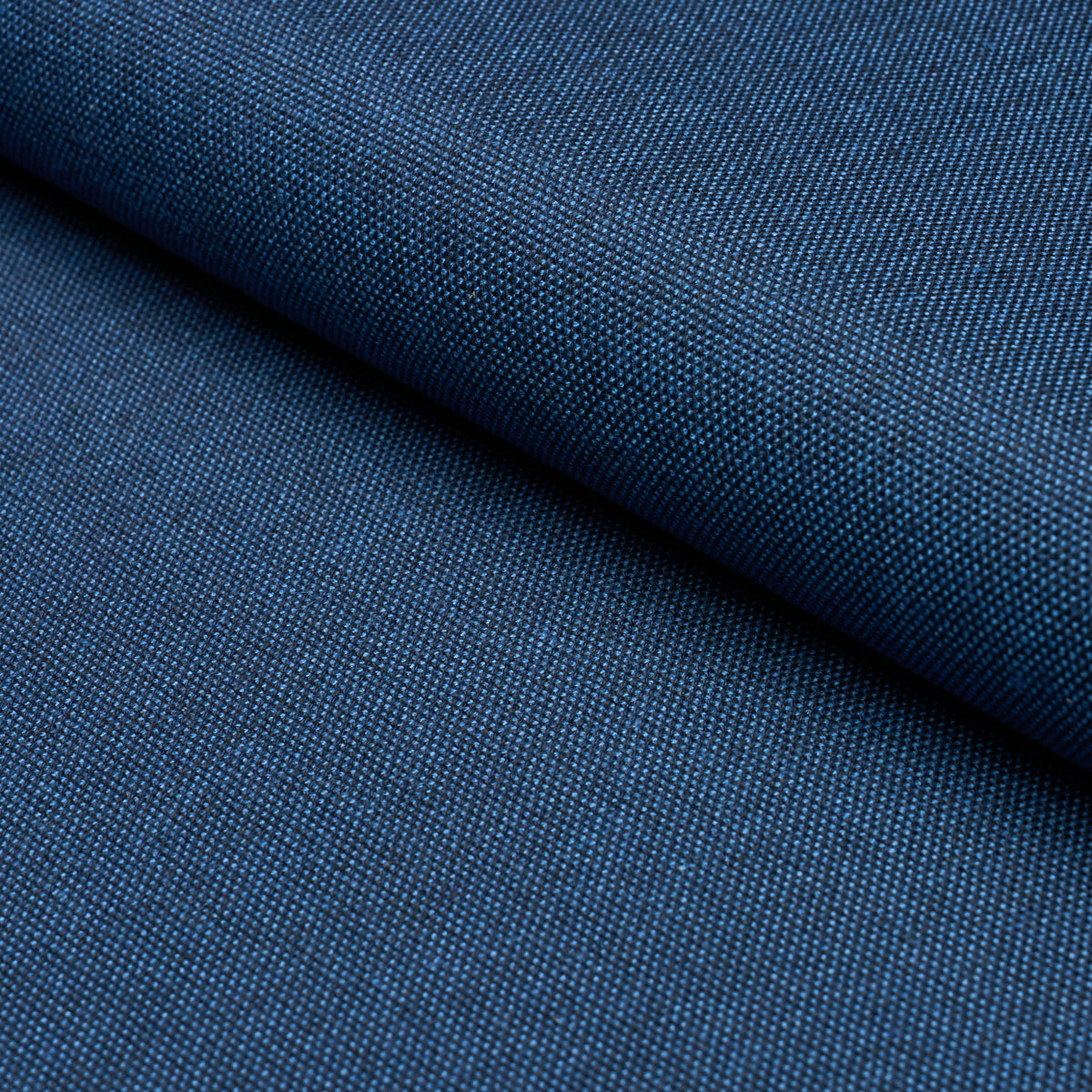 Corsica Weave fabric in denim color - pattern number 68660 - by Schumacher in the Chroma collection