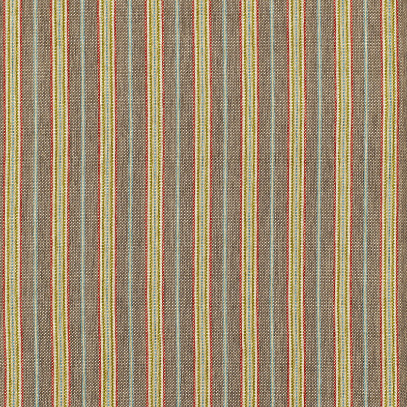 Toscana Stripe fabric in espresso color - pattern number 68731 - by Schumacher in the Chroma collection