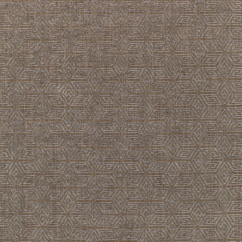Cosmati Chenille fabric in smoke color - pattern number 68742 - by Schumacher in the Chroma collection