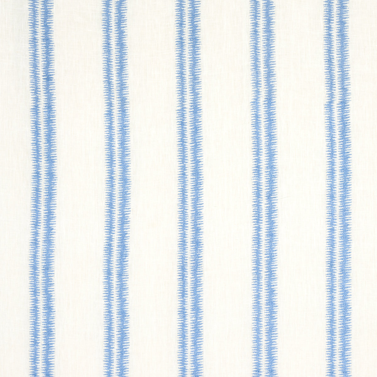 Paloma Embroidery fabric in chambray color - pattern number 68795 - by Schumacher in the Full Bloom collection