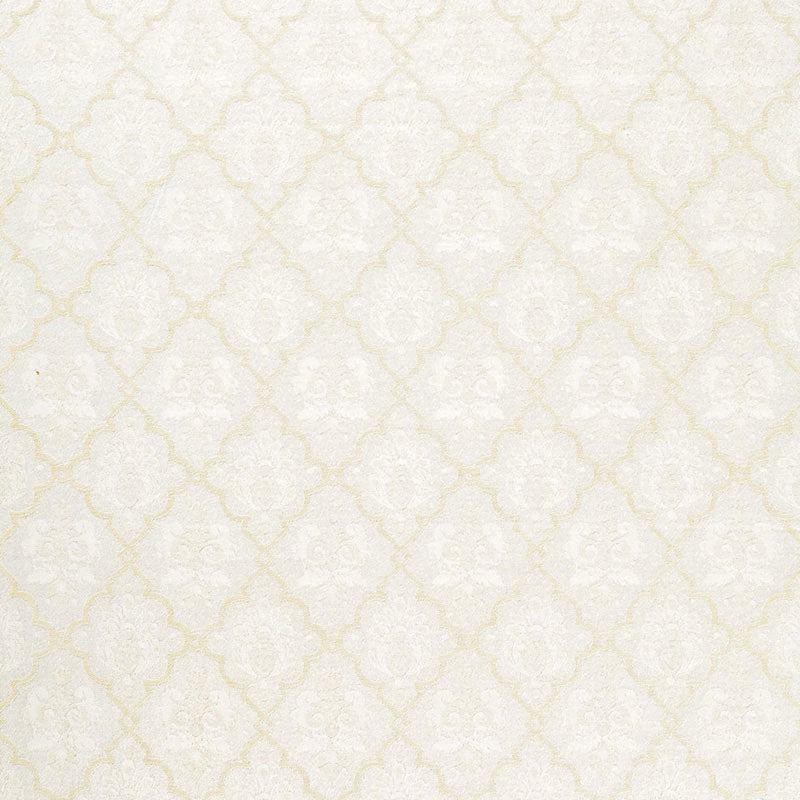 Hedgerow Trellis Indoor Outdoor fabric in ivory color - pattern number 68810 - by Schumacher in the Timothy Corrigan collection