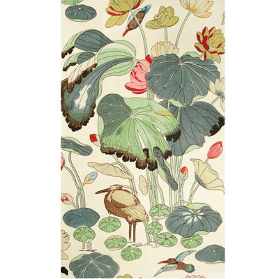 Nympheus Print fabric in natural color - pattern 697130.LJ.0 - by Lee Jofa