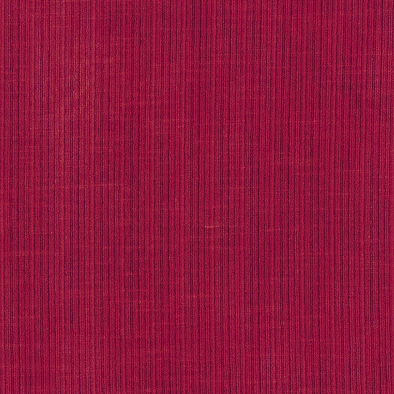 Antique Strie Velvet fabric in crimson color - pattern number 69770 - by Schumacher in the Perfect Basics: Velvet collection