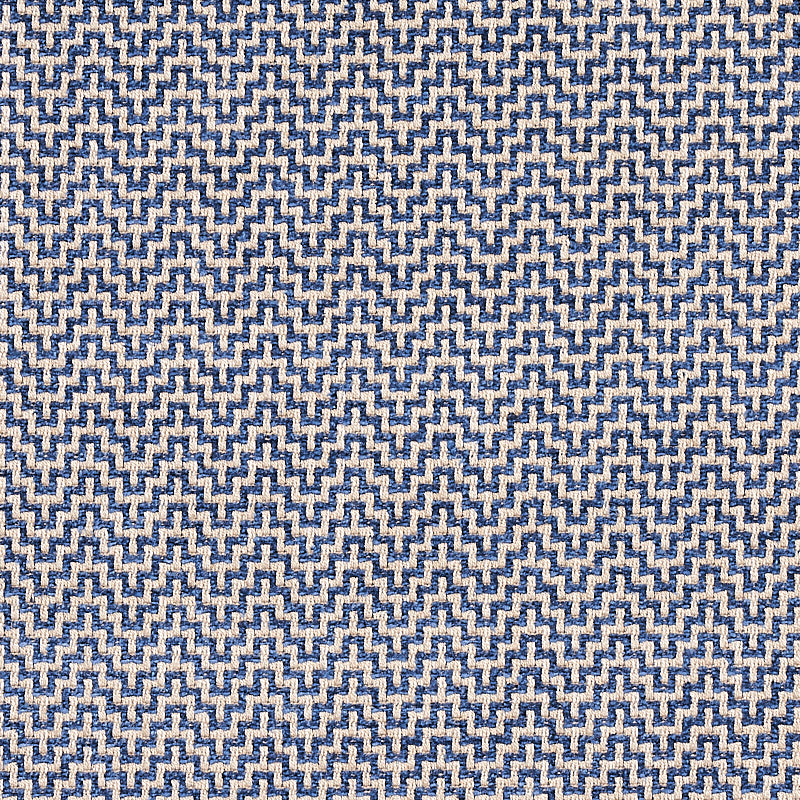 Orwell fabric in lapis color - pattern number 69824 - by Schumacher in the Essentials: Small Scale Upholstery collection