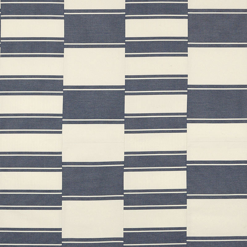 Nomad fabric in indigo color - pattern number 69982 - by Schumacher in the Open Sky collection