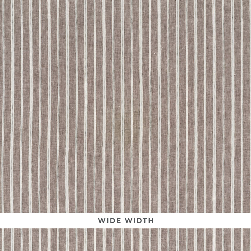 Filippo Linen Sheer fabric in cocoa color - pattern number 70021 - by Schumacher in the Essentials: Sheers & Casements collection