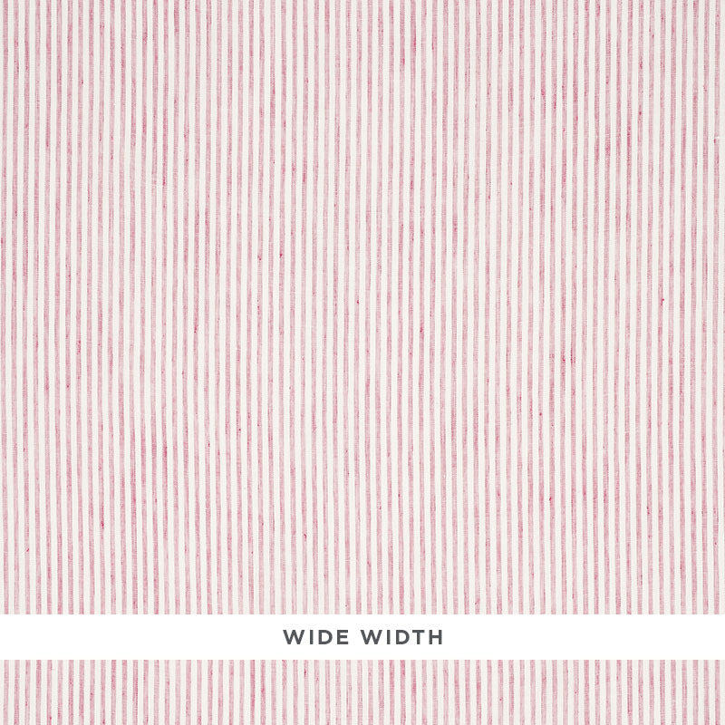 Tori Stripe Sheer fabric in rose color - pattern number 70065 - by Schumacher in the Essentials: Sheers & Casements collection