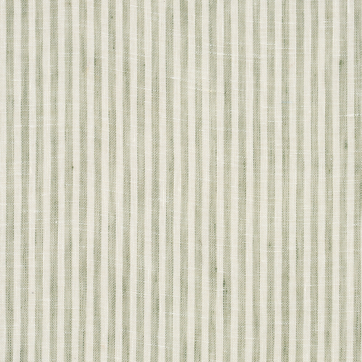 Tori Stripe Sheer fabric in sage color - pattern number 70069 - by Schumacher in the Stripes Revisits collection
