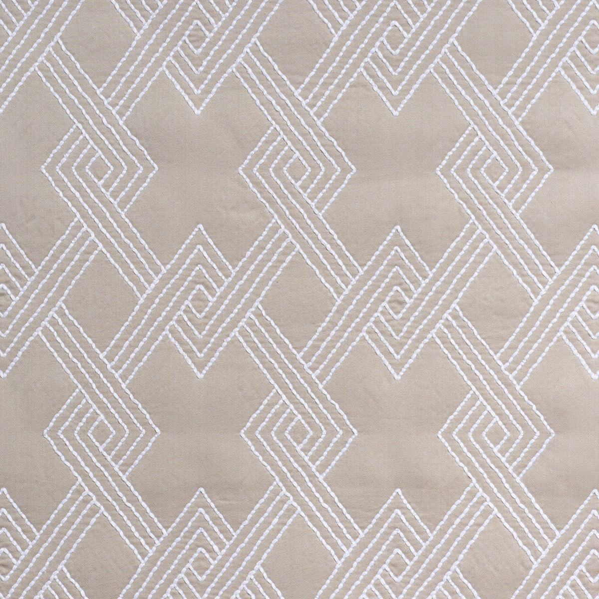 Hix fabric in stone color - pattern number 70143 - by Schumacher in the Clique collection