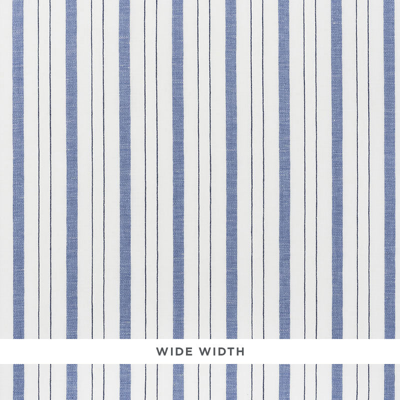 Renato Linen Sheer fabric in chambray color - pattern number 70151 - by Schumacher in the Essentials: Sheers & Casements collection