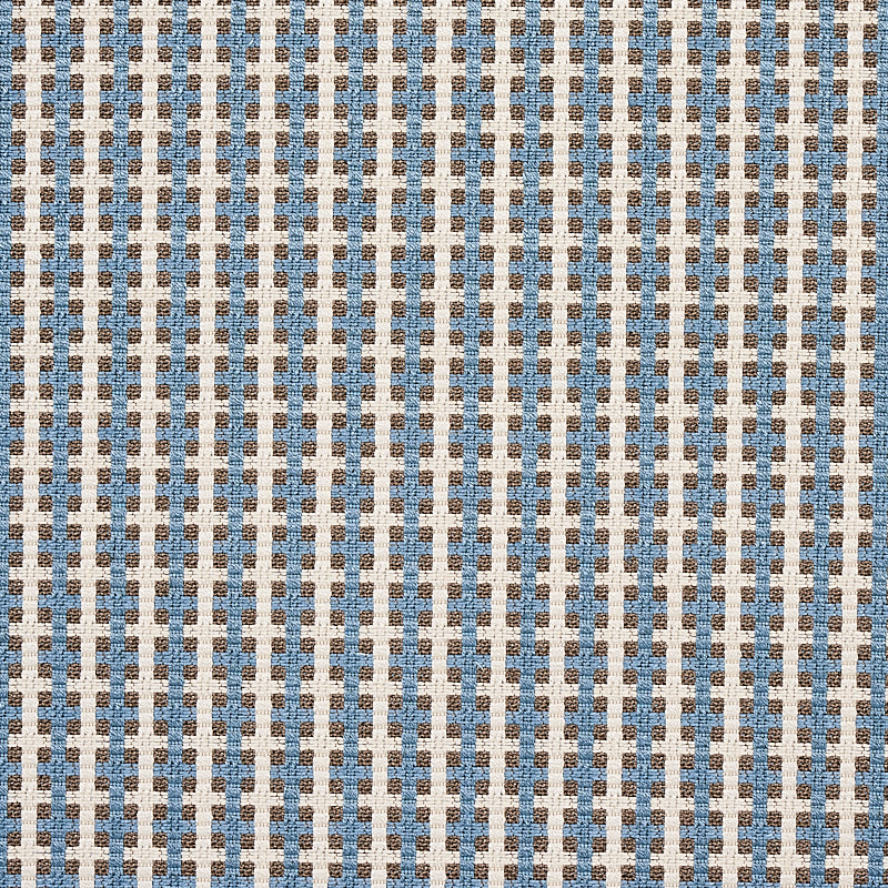 Crosstown fabric in sky color - pattern number 70390 - by Schumacher in the Essentials: Small Scale Upholstery collection