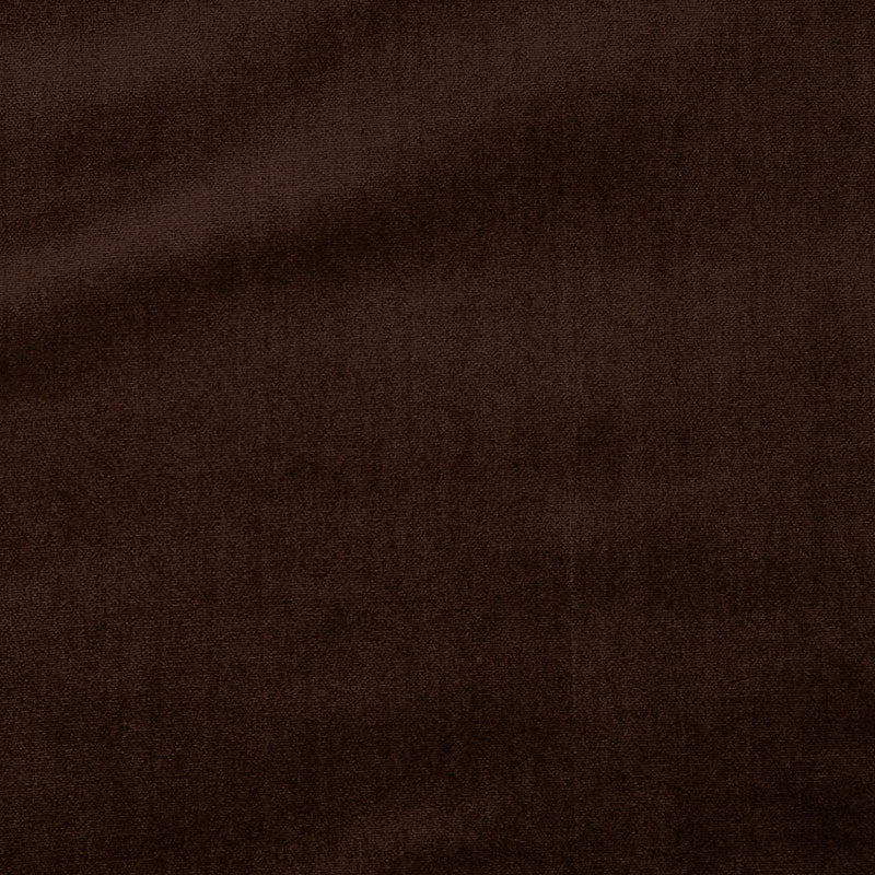 Venetian Silk Velvet fabric in espresso color - pattern number 70424 - by Schumacher in the Perfect Basics: Velvet collection