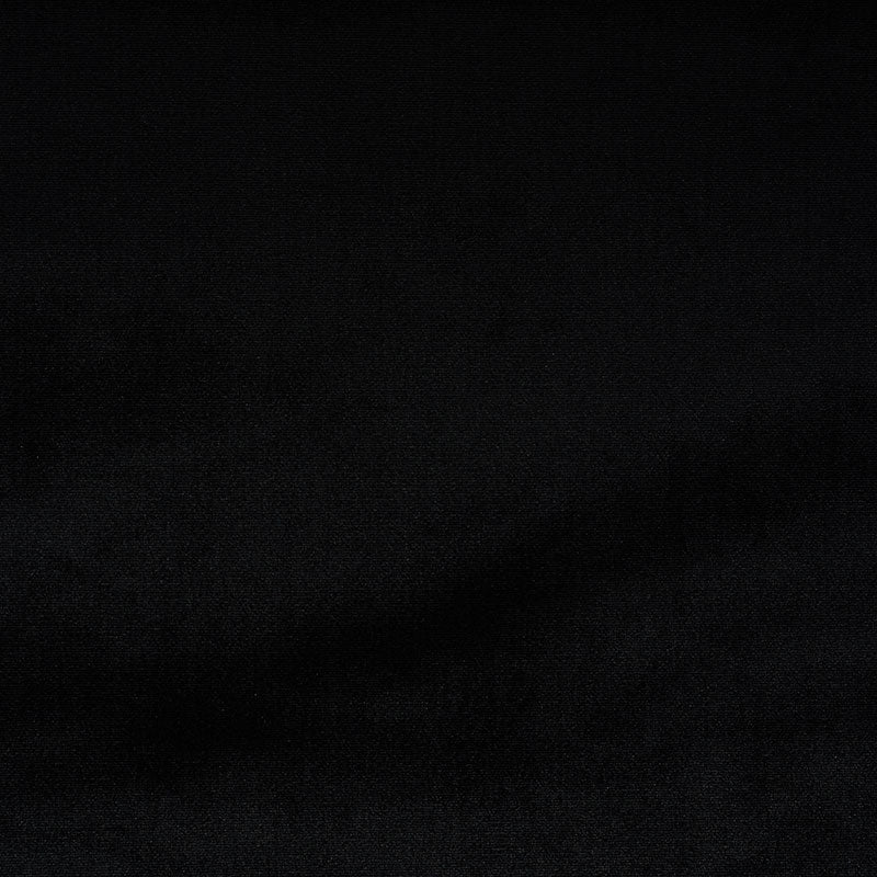 Venetian Silk Velvet fabric in black color - pattern number 70430 - by Schumacher in the Perfect Basics: Velvet collection