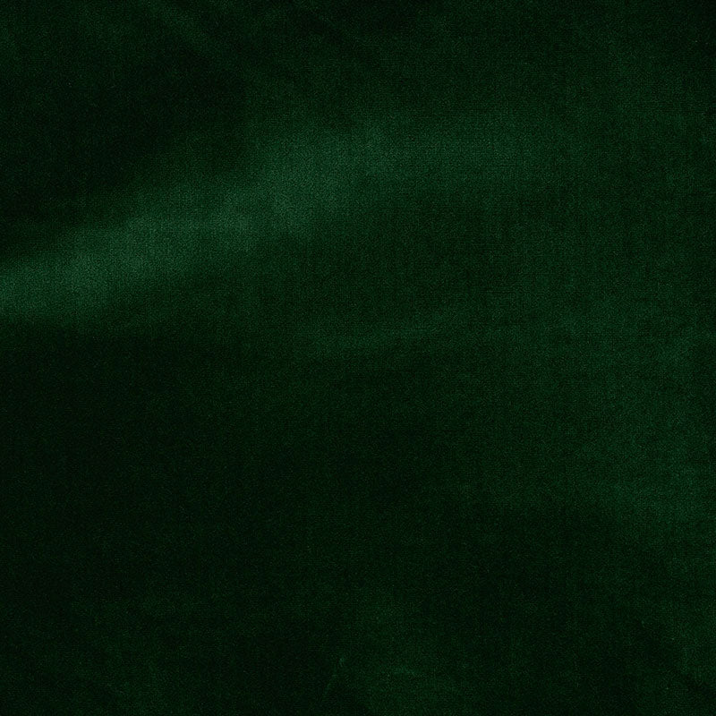 Venetian Silk Velvet fabric in emerald color - pattern number 70435 - by Schumacher in the Perfect Basics: Velvet collection