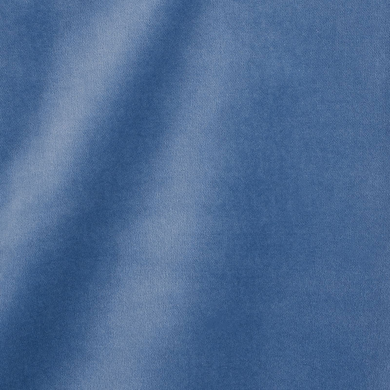 Rocky Performance Velvet fabric in cornflower color - pattern number 70477 - by Schumacher in the Perfect Basics: Velvet collection